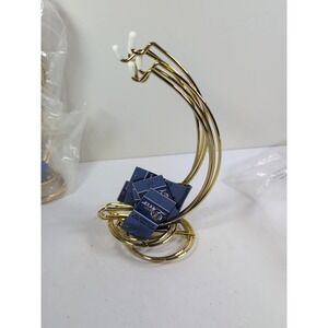 6pc Vintage Darice Gold Hanger with Rubber Tip 7" inch Easel LOT Jewelry Crafts